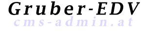 Logo Gruber-EDV (CMS-Admin)